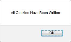 All Cookies Have Been Written